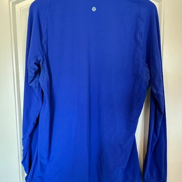 Mens Lululemon Blue License to Train Long-Sleeve Shirt-Medium - Picture 2 of 2